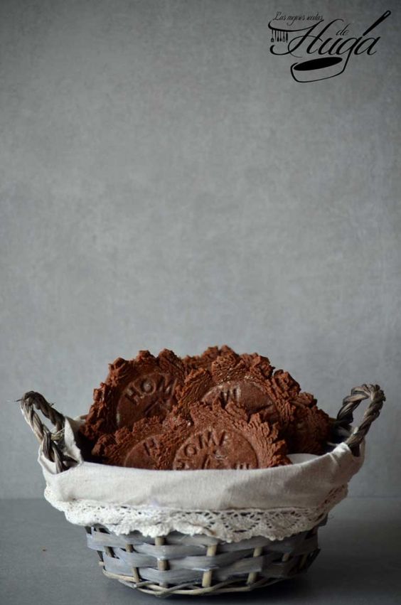 Galletas de crema de cacahuete cesta