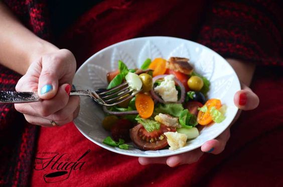 Panzanella plato