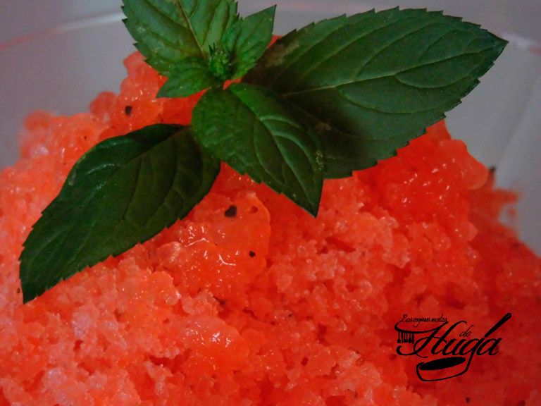 granizado de fresa