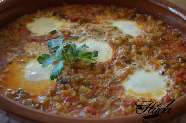Pisto manchego con huevos a mi manera