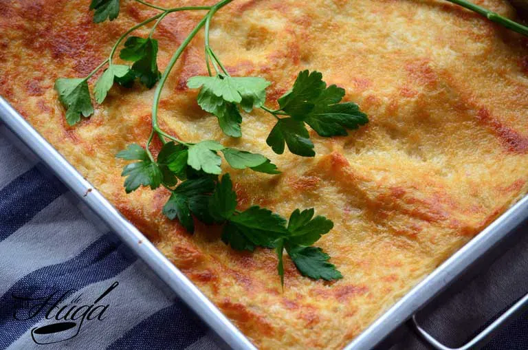 Lasaña de carne a la boloñesa
