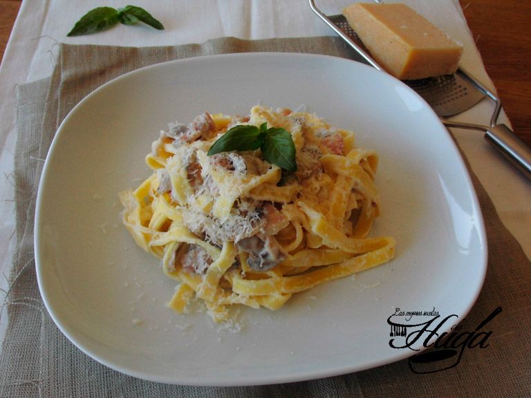 Pasta Carbonara con nata