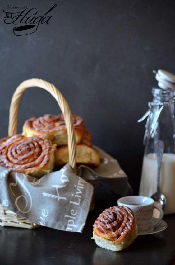Rollos de canela o Cinnamon rolls leche