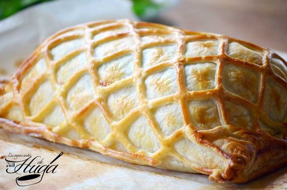 Hojaldre de salmón enrejado