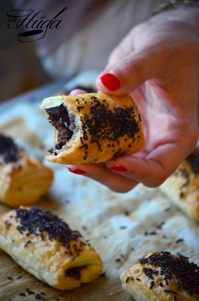 mini napolitanas de crema - mordisco