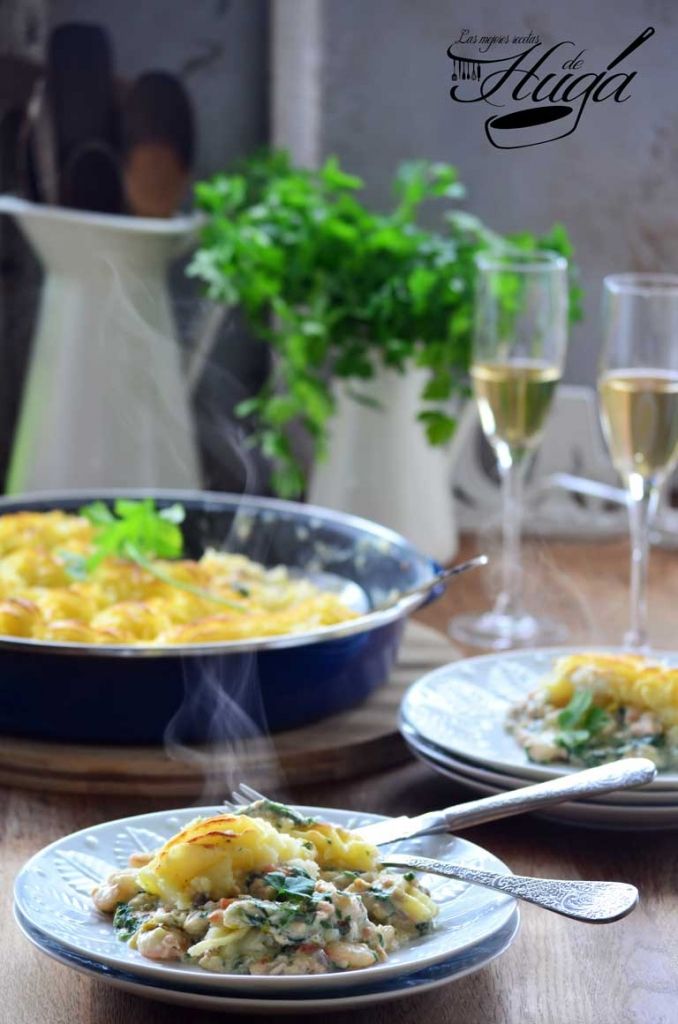 pastel de pescado grande